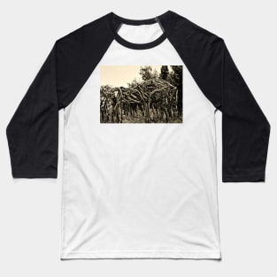 Old Wooden Horse Baseball T-Shirt